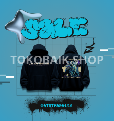 🧥 Detail Produk Hoodie Black Oversize GK138