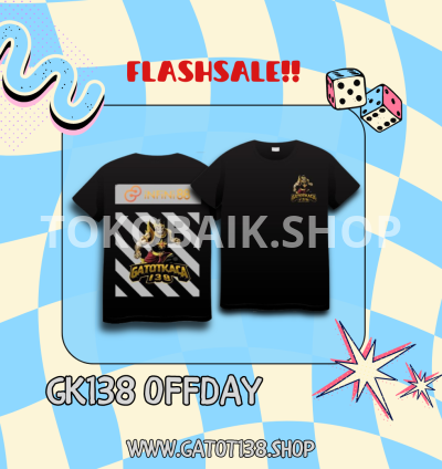 👕 Detail Produk Kaus Black GK138 OFFDAY - FLASHSALE